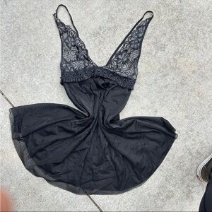 Y2K slip dress lingerie